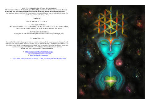 Cover of Songs from the Heart booklet