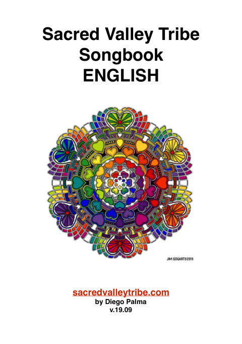 Cover of Sacred Valley Tribe Songbook English v19