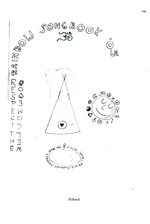 First page of songbook2005