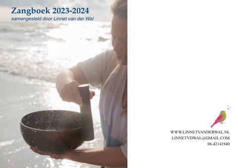 Title page of Zangboek 2023-2024